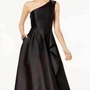 Adrianna Papell One Shoulder Gown